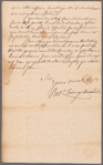 Livingston, Robert, Junr., addressed to Abraham Yates Junr. Esqr. at Albany