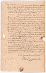 Livingston, Robert, Junr., addressed to Mr. Abraham Yates, Junr., merchant at Albany