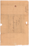 Livingston, Robert, Junr., addressed to Mr. Abraham Yates, Junr., merchant at Albany