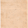 Livingston, Robert, Junr., addressed to Mr. Abraham Yates Junr., Merchant at Albany