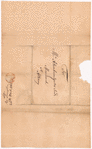 Livingston, Robert, Junr., addressed to Mr. Abraham Yates Junr., Merchant at Albany