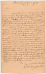 Livingston, Robert, Junr., to Abraham Yates Junr