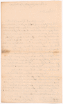 Livingston, Robert, Junr., addressed to Mr. James Stevenson, Merchant in Albany