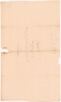 Livingston, Robert, Junr., addressed to Mr. James Stevenson, Merchant in Albany