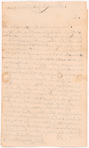 Livingston, Robert, Junr., addressed to Abraham Yates Esq. at Albany