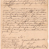 Livingston, Robert, Junr., addressed to Abraham Yates Esq. at Albany