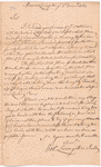 Livingston, Robert, Junr., addressed to Abraham Yates Junr. at Albany
