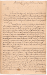 Livingston, Robert, Junr., addressed to Abraham Yates Junr., Esqr., Attorney at Law in Albany