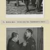 Two Photographs Middle East. Polish Army Gen. Sosnkwaski's visit.  Decoration of Pilot - Serg. J. Sosnkawski. U.S. Air Corps.