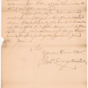 Livingston, Robert, Junr., addressed to Abraham Yates Esqr., Attorney at Law in Albany