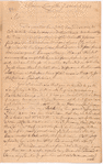 Livingston, Robert, Junr., addressed to Abraham Yates Junr. Esqr., Attorney at Law in Albany