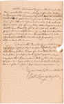 Livingston, Robert, Junr., addressed to Abraham Yates Junr. Esqr., Attorney at Law in Albany