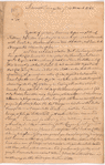 Livingston, Robert, Junr., addressed to Abraham Yates Junr. Esqr., Attorney at Law in Albany