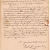 Livingston, Robert, Junr., addressed to Abraham Yates Junr. Esqr., Attorney at Law in Albany