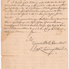 Livingston, Robert, Junr., addressed to Abraham Yates Junr. Esqr., Attorney at Law in Albany