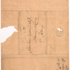 Livingston, Robert, Junr., addressed to Abraham Yates Junr. Esqr., Attorney at Law in Albany