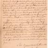 Livingston, Robert, Junr., addressed to Abraham Yates Junr. Esqr., Attorney at Law in Albany