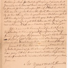 Livingston, Robert, Junr., addressed to Abraham Yates Junr. Esqr., Attorney at Law in Albany