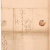 Livingston, Robert, Junr., addressed to Abraham Yates Junr. Esqr., Attorney at Law in Albany