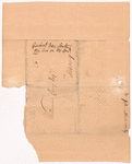 Duncan, John, addressed to Mr. William Corry Esq. in Albany
