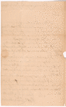 Livingston, Robert, Junr., addressed to Abraham Yates Junr. Esqr. at Albany