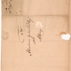 Livingston, Robert, Junr., addressed to Abraham Yates Junr. Esqr. at Albany