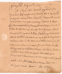 Williston, John, addressed to Mr. Wm. Yates at Albany, Attorney at Law
