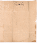 Williston, John, addressed to Mr. Wm. Yates at Albany, Attorney at Law