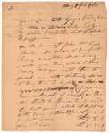 Yates, Abraham, Junr., draft of letter to Alexander McKay