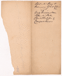 Yates, Abraham, Junr., draft of letter to Alexander McKay