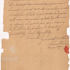 Winn, John. Addressed to Abraham Yates Junr. Esqr