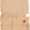 Winn, John. Addressed to Abraham Yates Junr. Esqr