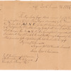 Low, Isaac [Chairman], to Mr. Jacob Lansingh, Chairman of the Committee of the City and County of Albany