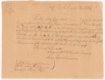 Low, Isaac [Chairman], to Mr. Jacob Lansingh, Chairman of the Committee of the City and County of Albany
