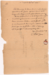 Yates, Robert, addressed to Abraham Yates Junr. Esqr., Chairman of the Comittee [sic], Albany