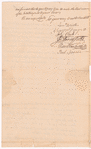 Brewster, Samuel, Addressed to Abraham Yates Junr., Esquire, Albany