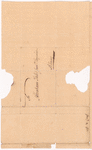 Brewster, Samuel, Addressed to Abraham Yates Junr., Esquire, Albany