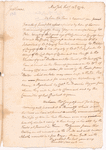 Gansevoort, Leonard, addressed to Abraham Yates Junr. Esqr., Chairman of the Comittee [sic] of the City and County of Albany