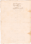 Gansevoort, Leonard, addressed to Abraham Yates Junr. Esqr., Chairman of the Comittee [sic] of the City and County of Albany