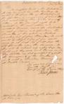 Jansen, Dirck, addressed to Abraham Yates Junr. Esqr., Chairman of the Committee at Albany