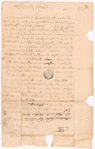 Yates, Christopher P., addressed to Abraham Yates Esq. and in his absence to Matthew Visscher Esq. in Albany