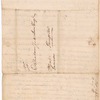 Visscher, Matthew, addressed to Abraham Yates Junr. Esqr., Kingston