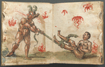 Scene of hellfire