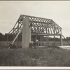 Barn being constructed at Penderlea Farms, North Carolina