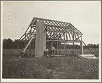 Barn being constructed at Penderlea Farms, North Carolina