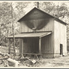 New tobacco barn, constructed through funds advanced by Resettlement Administration. Fuquay Springs, North Carolina