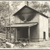 New tobacco barn, constructed through funds advanced by Resettlement Administration. Fuquay Springs, North Carolina