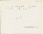 Members of board of directors, farmers' cooperative. Coos County, New Hampshire