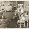 Kitchen in home of rehabilitation client. Lancaster, New Hampshire