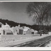 House and barns of large-scale dairy farm. Windsor County, New Hampshire [i.e. Vermont?]